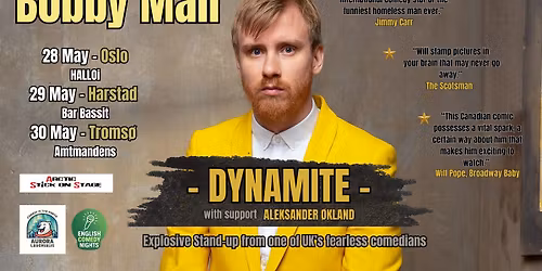 Bobby Mair \u2013 Dynamite | Live in Harstad