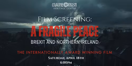 A Fragile Peace: Documentary Screening and Talkback