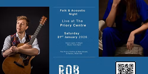 Folk & Acoustic Evening with Rachel Hill and Rob Clamp