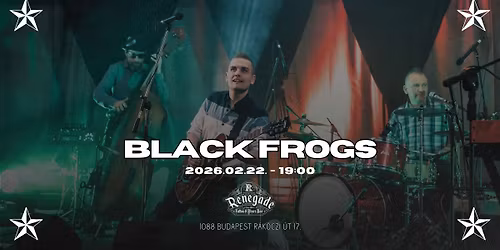 Black Frogs @ Renegade Blues B\u00e1r