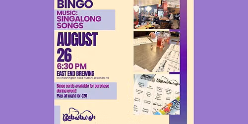 Music Bingo: Singalong Songs