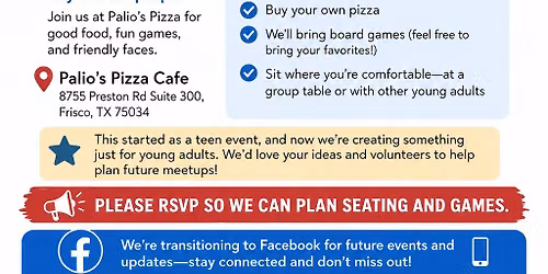 Pizza & Games! A Social Lunch for Teens & Young Adults w\/ Asperger\u2019s\ud83c\udfb2