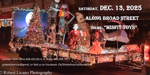 Christmas Light Parade 2025 Globe, AZ