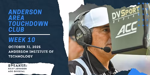 Anderson Touchdown Club | Week 10