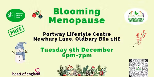 Blooming Menopause at Portway Lifestyle Centre