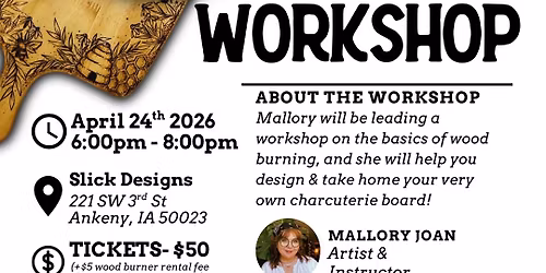 Wood Burning Workshop with Mallory Joan