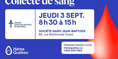 Collecte de sang de la SSJB