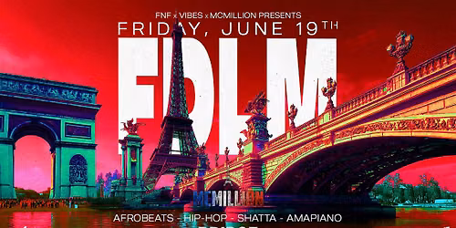 FDLM WEEKENDER AT BRIDGE: THE BEST AFROBEATS & HIP HOP PARTY