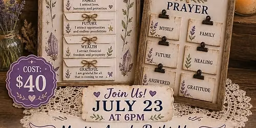 Make a Prayer Board, Angel Blessings or Manifestation Board