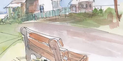 Watercolor and Pen Sketching