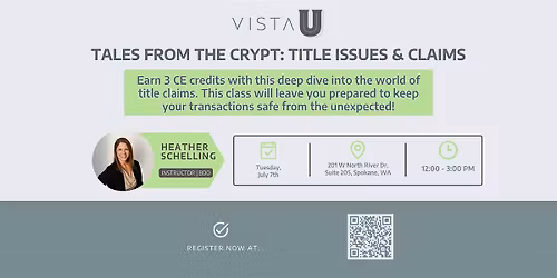 Tales From the Crypt: Title Issues & Claims (3 CE Credits)