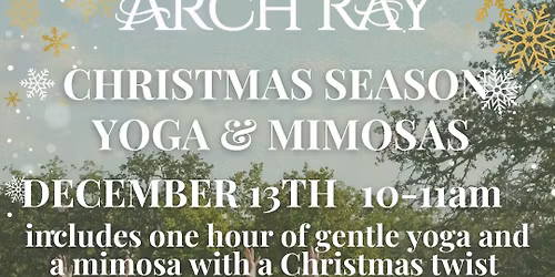 Christmas Season Yoga & Mimosas
