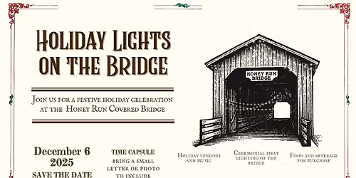 Save the Date - Holiday Lights on the Bridge