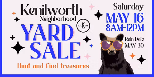 Kenilworth Neighborhood Yard Sale