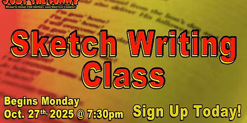 Sketch Writing Class