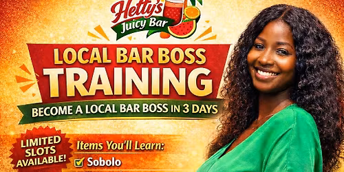 Local bar Boss Training 