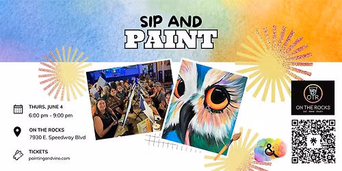 Sonoran Owl Sip and Paint \u2013 Includes Drink