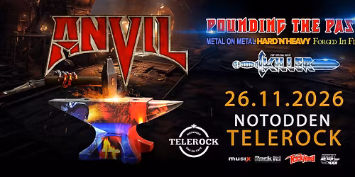 ANVIL.....the return! LIVE P\u00c5 TELEROCK