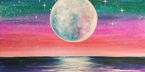 Beachy Twilight Moon (Add Candle)