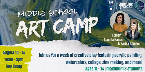 Middle School Art Camp @ ART House 360