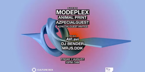 Modeplex \/ Animal Print \/ Azpecialguest \/ AVI.avi \/ DJ BENDER \/ mrjs.ddk