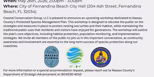 Sea Turtle Protected Species Workshop