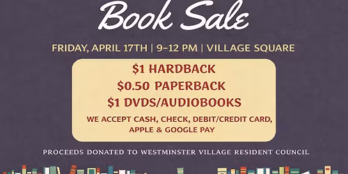 Westminster Village Book Sale