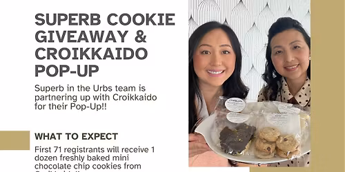 Superb Cookie Giveaway & Croikkaido Pop-Up