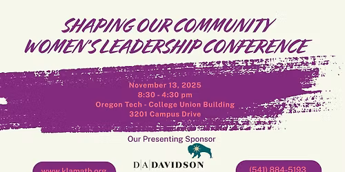 2025 Shaping Our Community -  Women's Leadership Conference