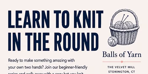 Learn to Knit in the round