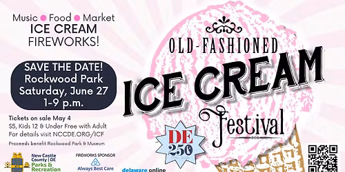 Old-Fashioned Ice Cream Festival at Rockwood Park 2026
