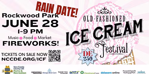 Old-Fashioned Ice Cream Festival at Rockwood Park 2026