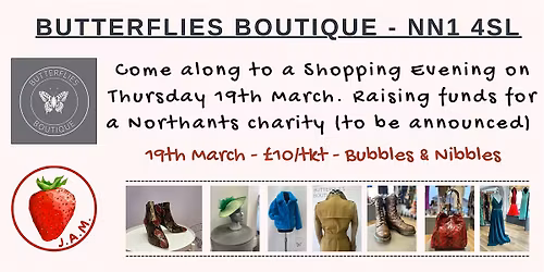Butterflies Boutique Fundraiser