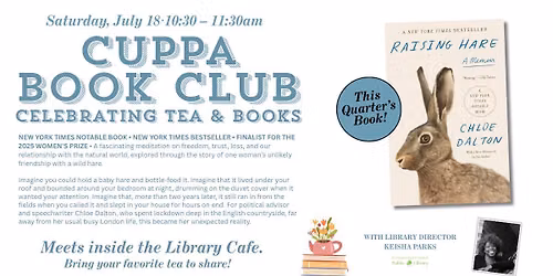 Cuppa Book Club: Celebrating Tea and Books