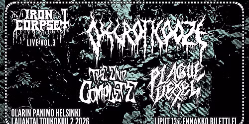 IRON CORPSE LIVE VOL.3 - Necrotic Ooze, Plague Vessel, The End Complete