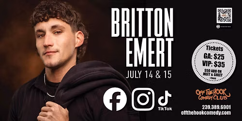 Comedian Britton Emert Live in Naples, Florida!