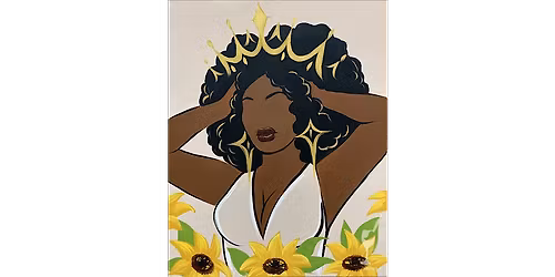 A Bronzed Beauty in the Sunflowers - Paint and Sip in Houston | Classpop!\u2122
