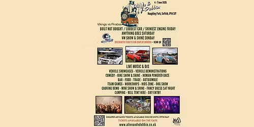Suffolk Bugrs MEMBERS ONLY Club plot at Alive & V-Dubbin Festival