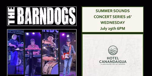Summer Sounds Concert Series w\/ THE BARNDOGS!
