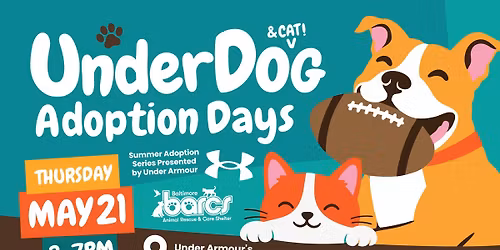 UnderDog Adoption Days, Presented by Under Armour