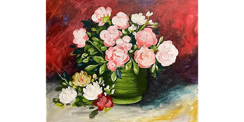 Van Gogh\u2019s Roses and Peonies - Paint and Sip in San Francisco | Classpop!\u2122