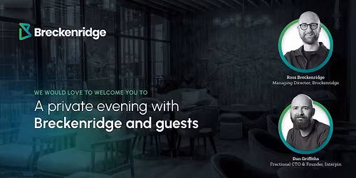 Breckenridge rebrand launch plus keynote talk on AI in business
