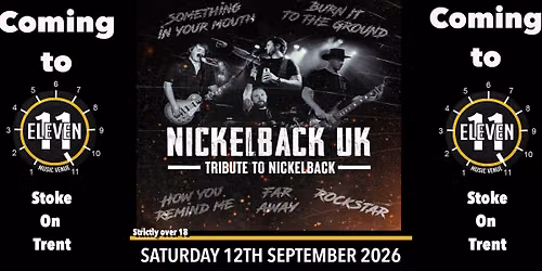 Nickelback UK live at Eleven Stoke on trent
