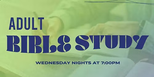 Adult Bible Study 