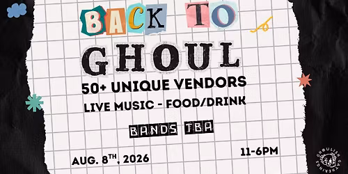 Back to Ghoul Summer's End Oddities Market