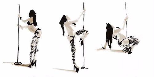Pole Dance Life Drawing Session