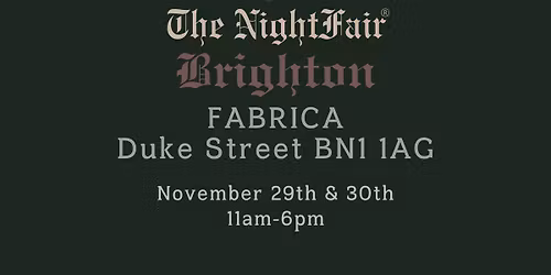 NightFair Before Christmas - Brighton