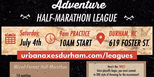 Choose Your Own Adventure half-marathon League