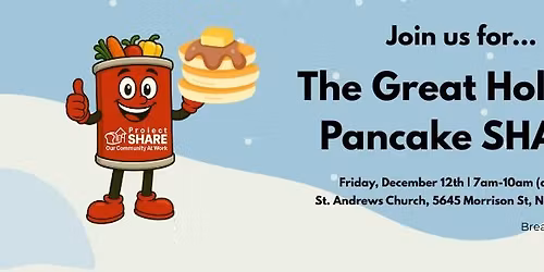 Great Holiday Pancake SHARE Breakfast