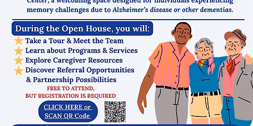 Memory Center Open House - For Community Partners